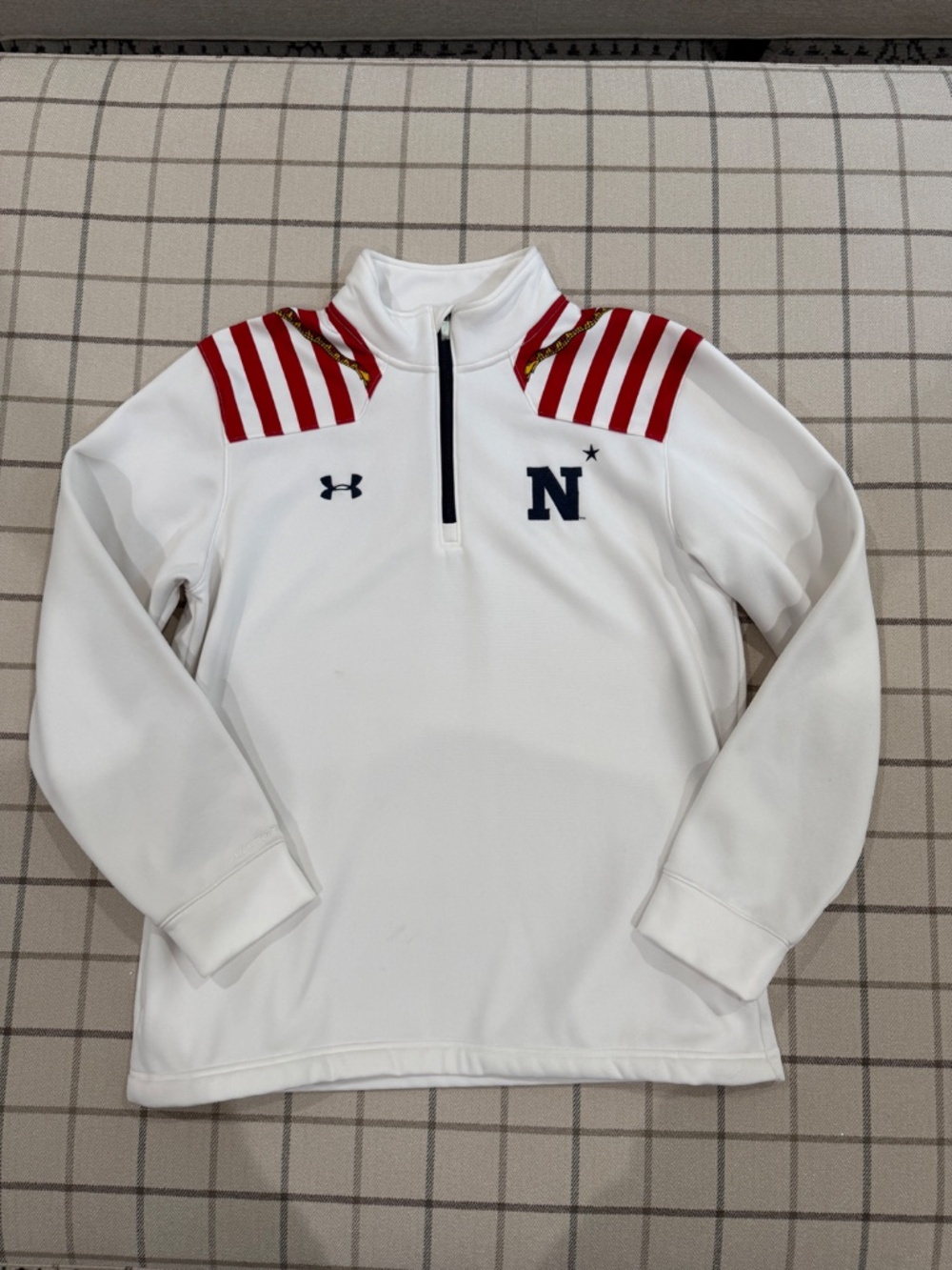 USNA Navy 2014 Army–Navy Football Don’t Tread on Me 1/4 Zip Pullover Rare Sz L